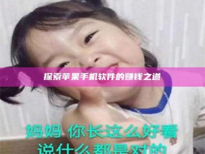 襄阳探索苹果手机软件的赚钱之道